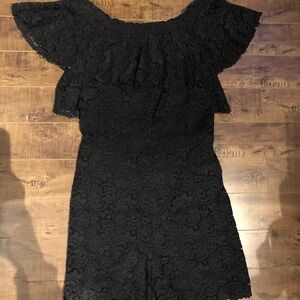 Mango Black jumpsuit short Size XS